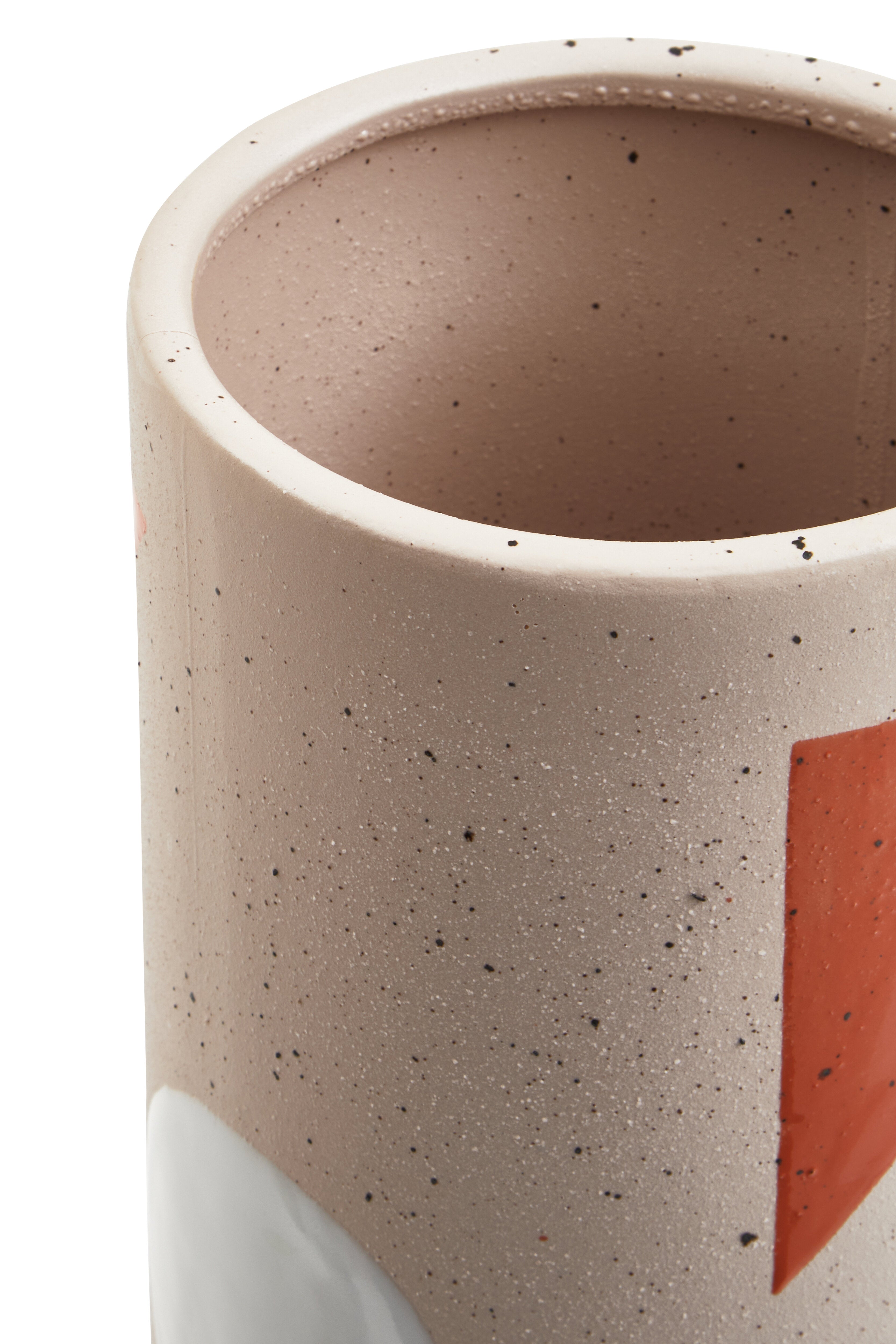 Carlo Abstract Shapes Earthy Vase | Small